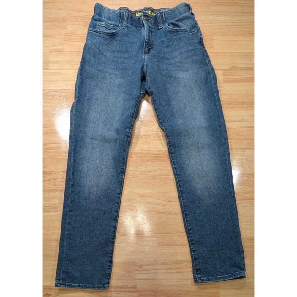 Lee Extreme Motion Jeans Mens 30x32 (Act 30x31) Straight Fit Tapered Leg Stretch